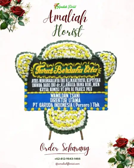 Papan Bunga Duka Tempelan